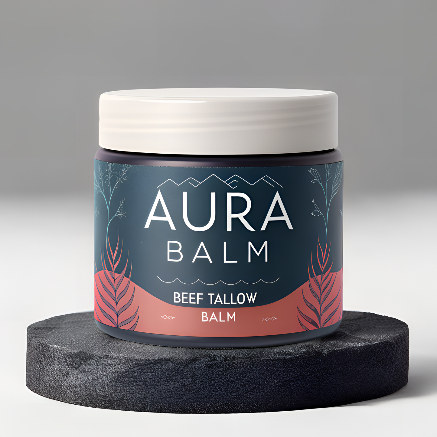 AuraBalm Grass-Fed Beef Tallow Balm
