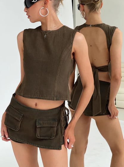 Viral Countryside Denim Set