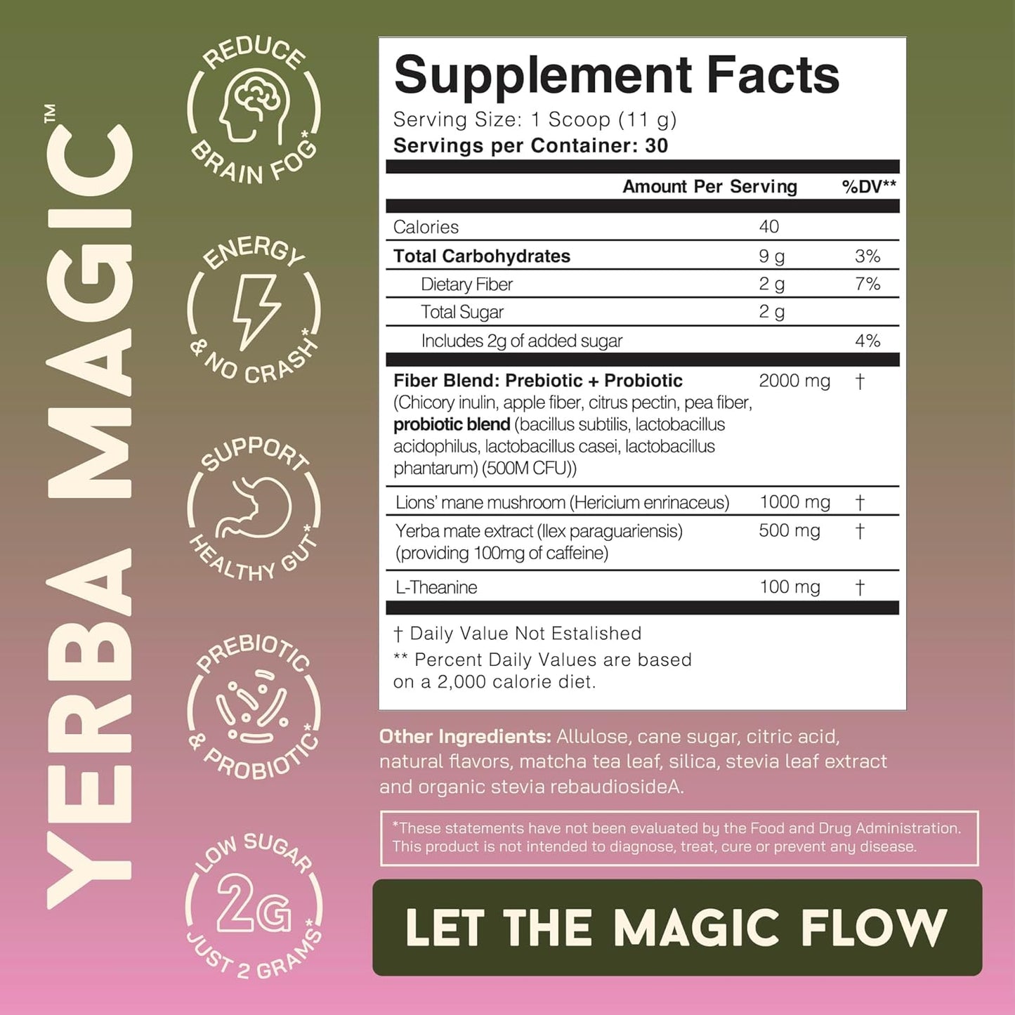 DynastySupps Yerba Magic Tea Powder