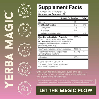 DynastySupps Yerba Magic Tea Powder