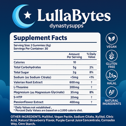 LullaBytes Ultimate Sleep Gummies