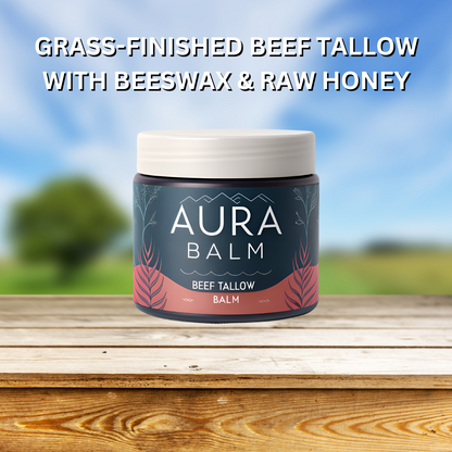 AuraBalm Grass-Fed Beef Tallow Balm