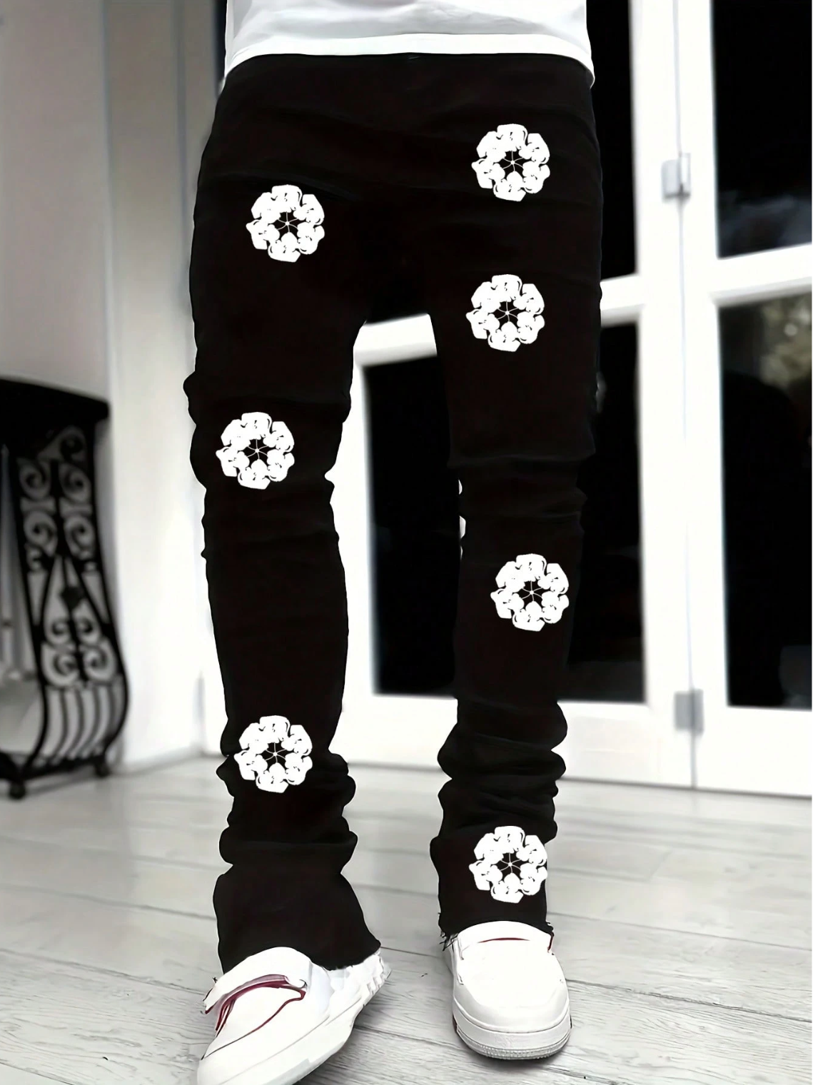 DT Floral Jeans
