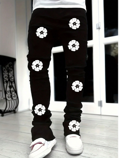 DT Floral Jeans