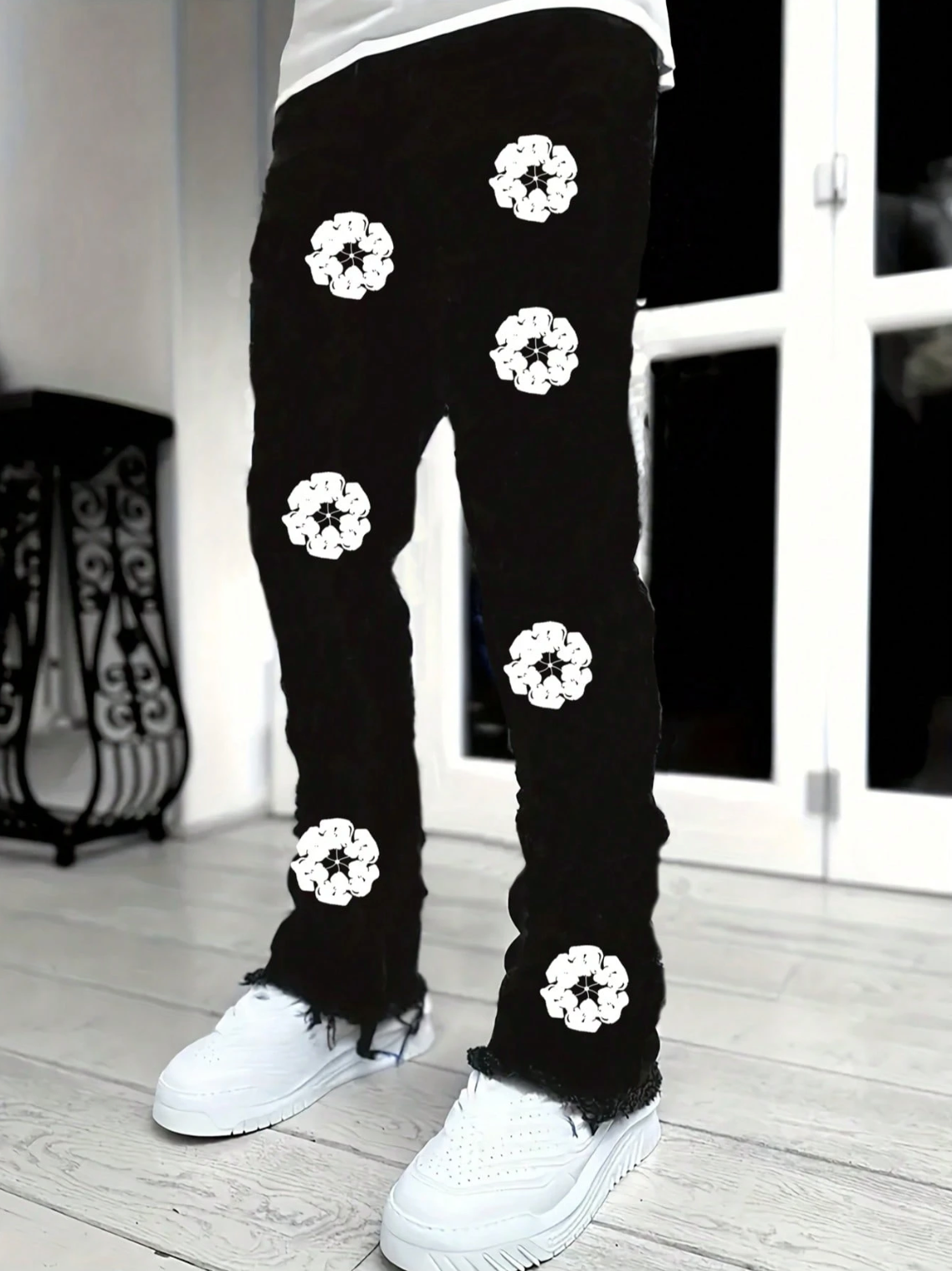 DT Floral Jeans