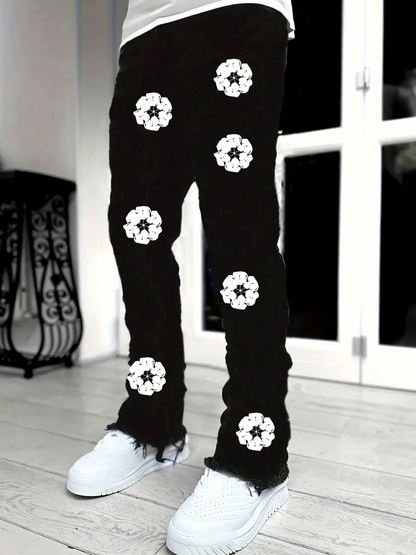 DT Floral Jeans