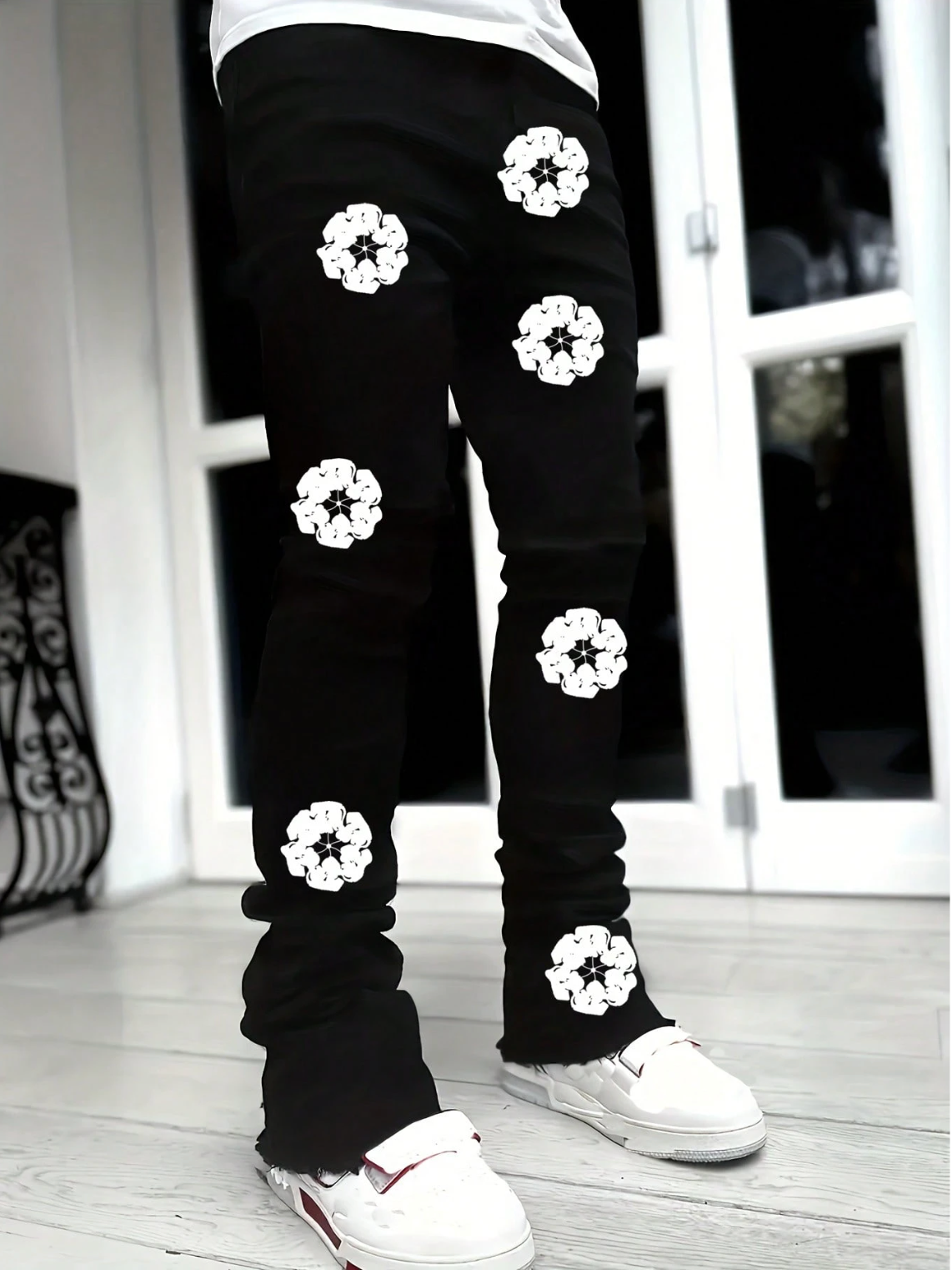 DT Floral Jeans