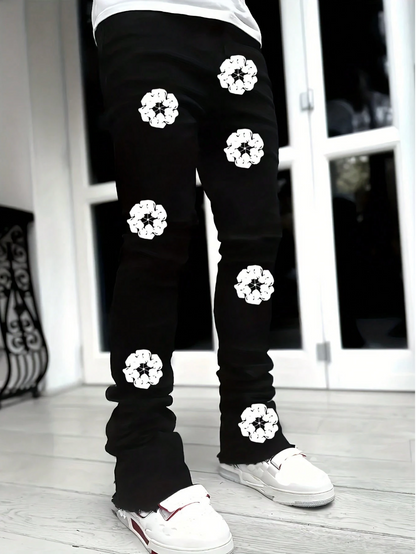DT Floral Jeans