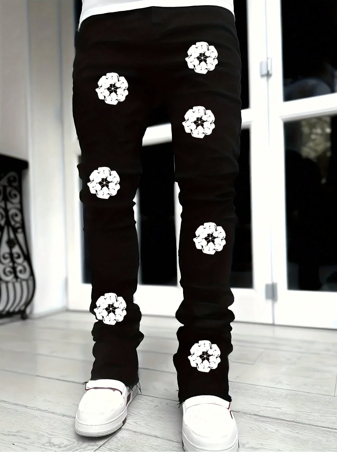 DT Floral Jeans