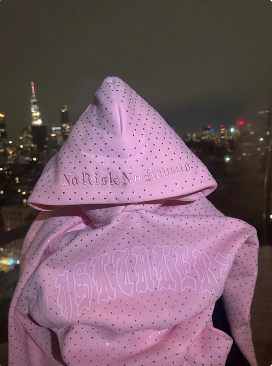 No Risk Rhinestone Hoodie