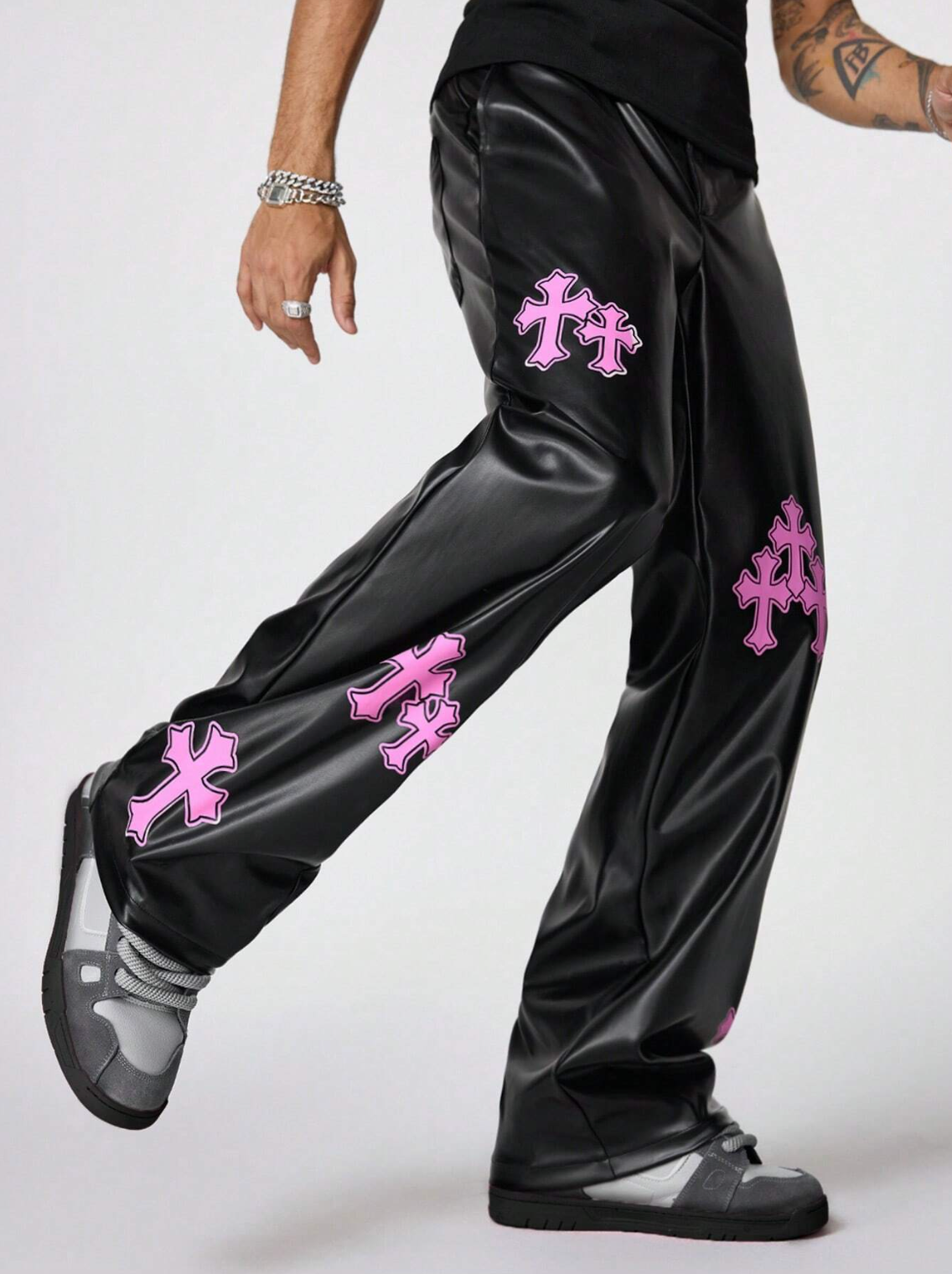 Crucifix Ryder Pants - Special Pink Edition