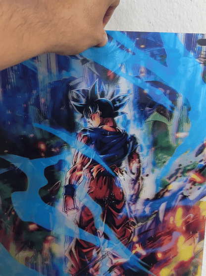 Póster Holográfico De Demon Slayer