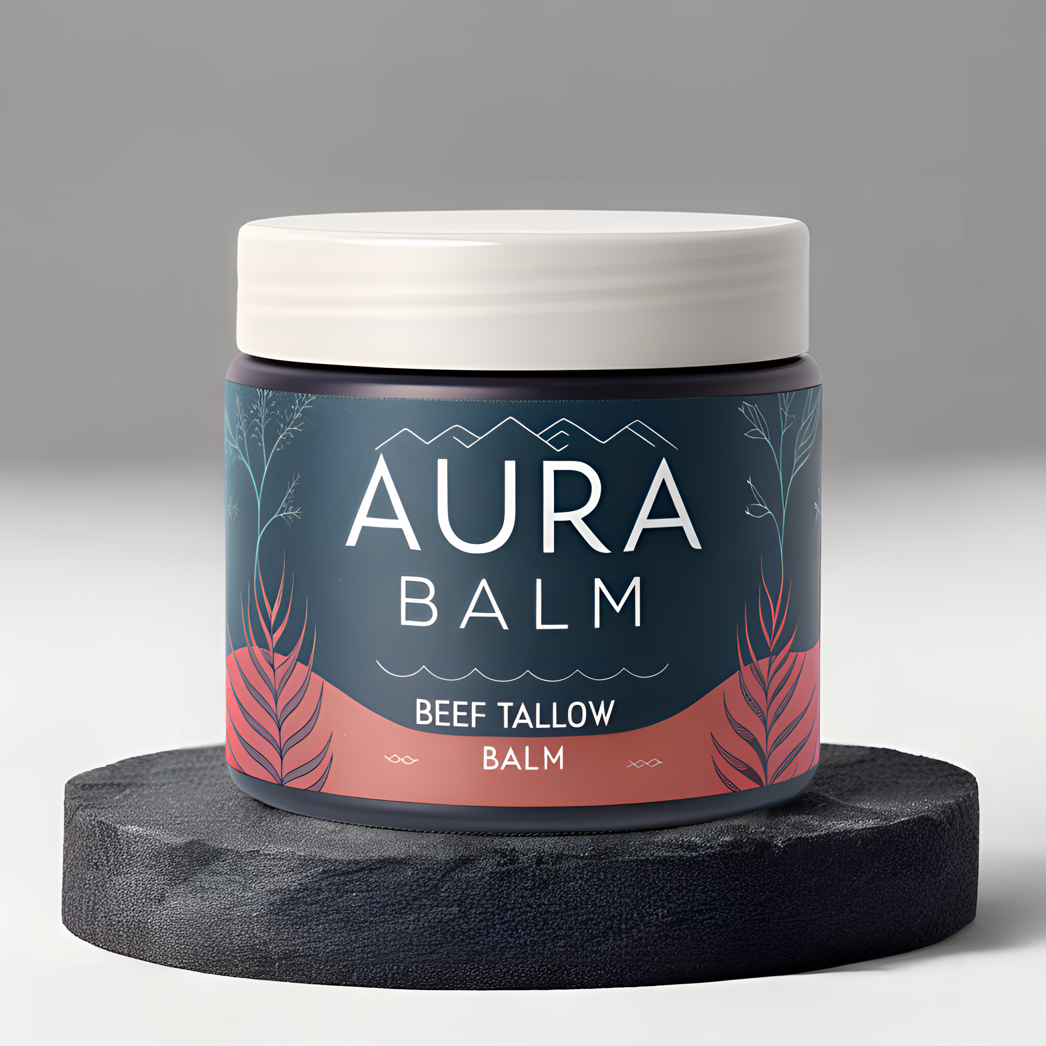 AuraBalm Grass-Fed Beef Tallow Balm